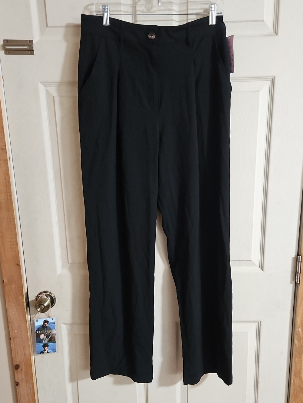 WILD FABLE PLEATED TROUSER PANT: BLACK: NEW WITH TAGS: SIZE 10